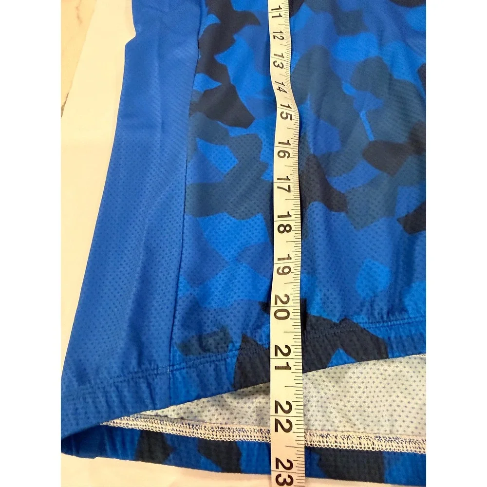 Castelli Attacco Kid Cycling Jersey Blue Camo Red White YXL 17082-057 NWT